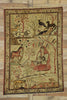 4 x 6 Antique Tabriz Pictorial Rug 70679