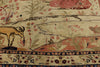 4 x 6 Antique Tabriz Pictorial Rug 70679