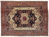 8 x 11 Antique European Hooked Rug 70713