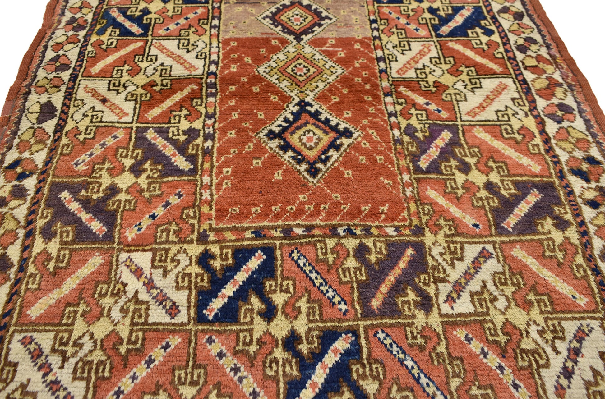 4 x 6 Antique Turkish Oushak Rug 70739
