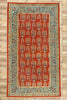 8 x 15 Antique Indian Agra Rug 70773