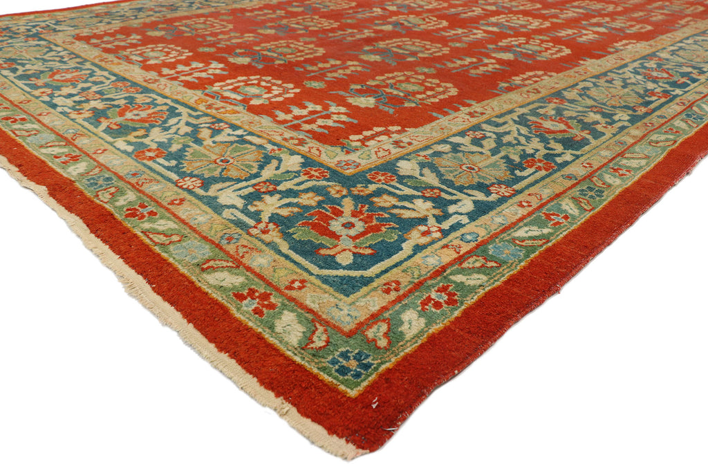 8 x 15 Antique Indian Agra Rug 70773