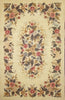 6 x 9 Antique Floral Hooked Rug 70785