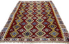3 x 6 Vintage Turkish Silk Kilim Rug 70792