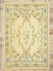 4 x 6 Vintage Chinese Floral Hooked Rug 70861