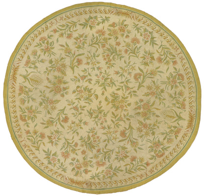9 x 9 Antique Chainstitch Round Area Rug 70896