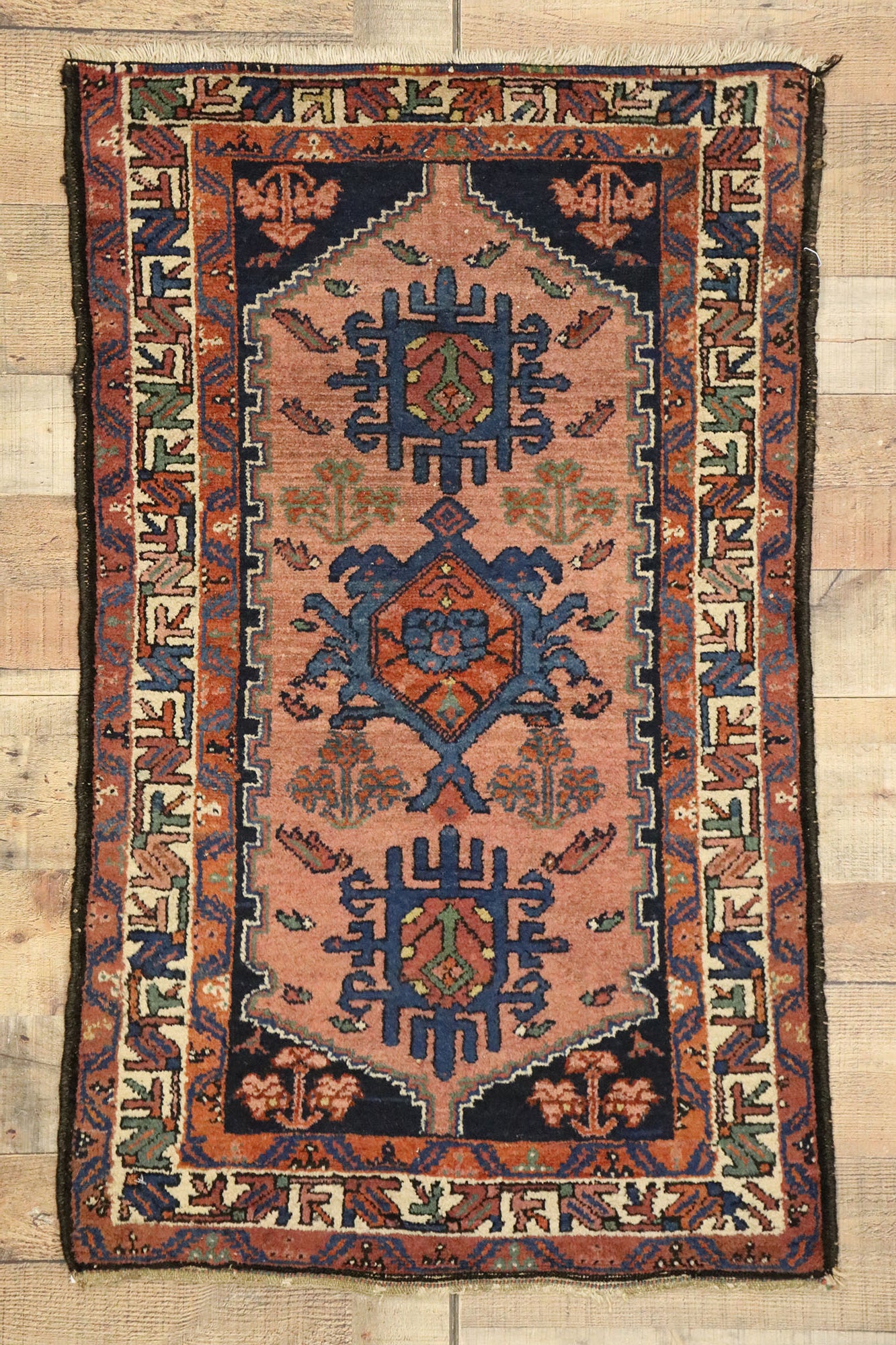 2 x 4 Antique Persian Hamadan Rug 70963