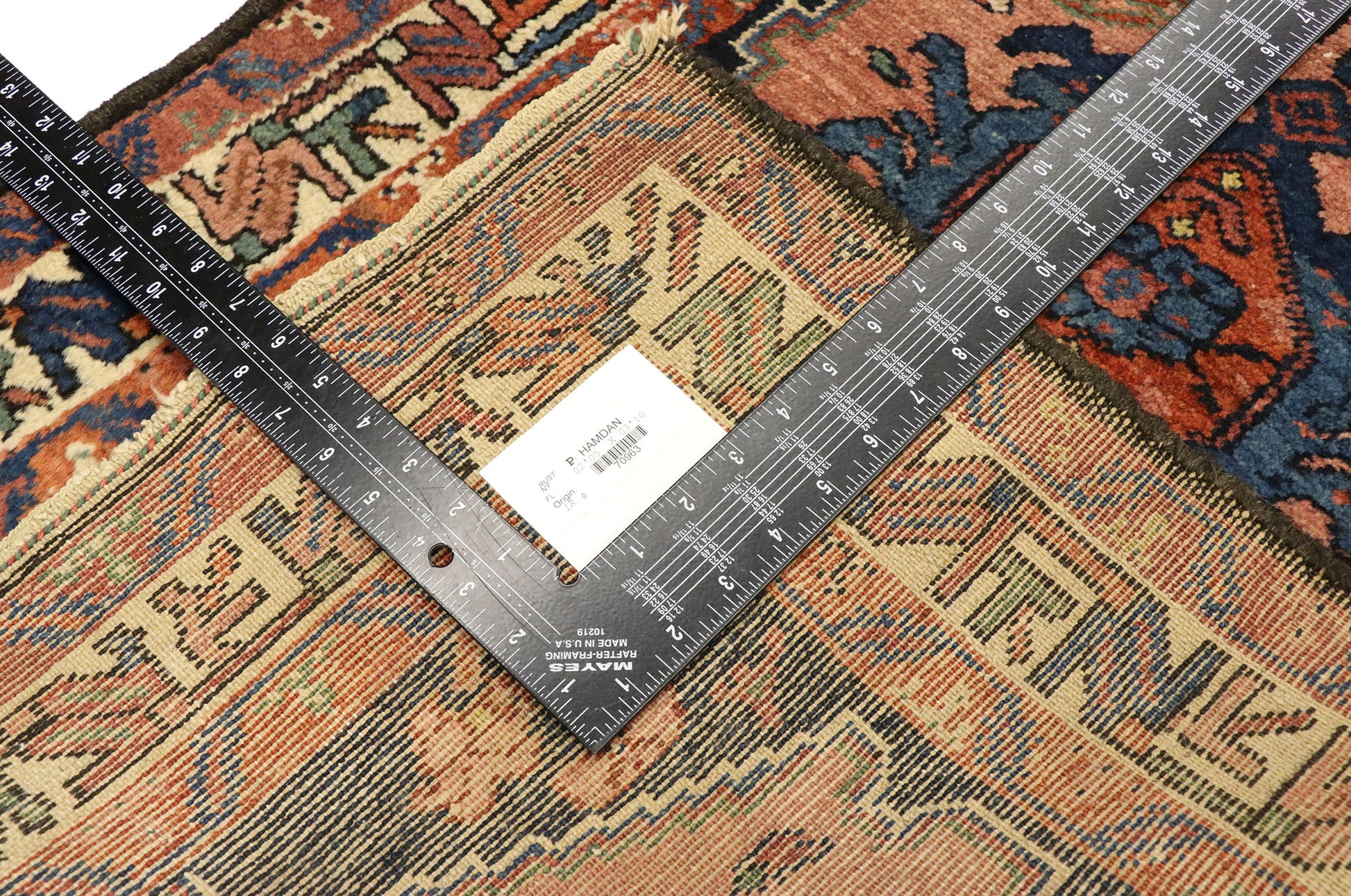 2 x 4 Antique Persian Hamadan Rug 70963