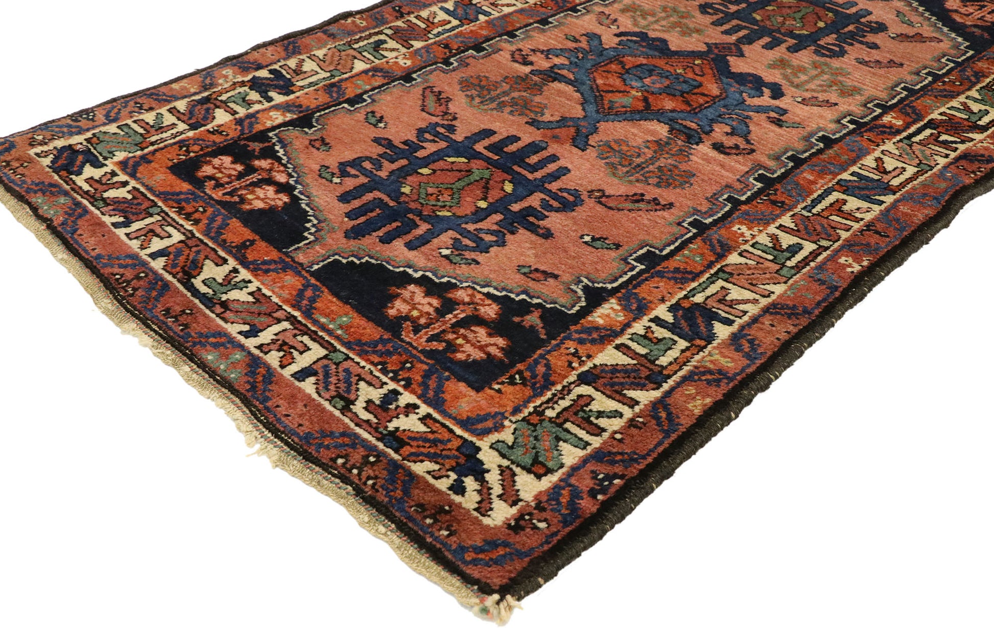 2 x 4 Antique Persian Hamadan Rug 70963
