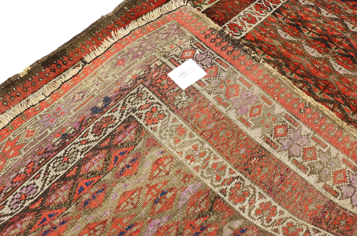 4 x 6 Antique Persian Sarab Rug 70981