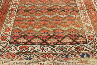 4 x 6 Antique Persian Sarab Rug 70981