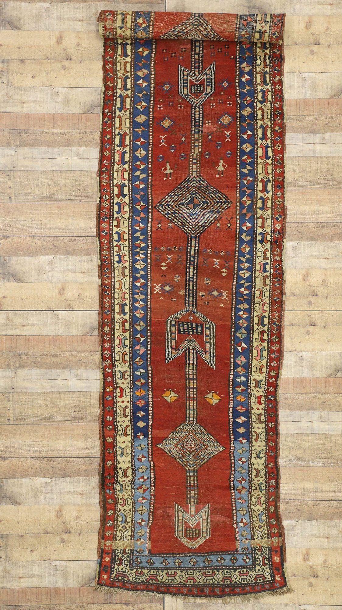 3 x 13 Antique Sarab Rug 71024
