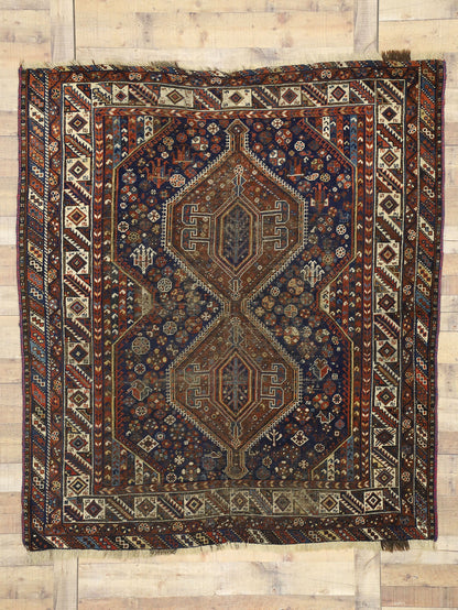 6 x 6 Antique Shiraz Rug 71039