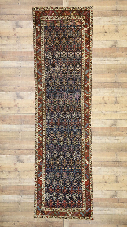 3 x 12 Antique Russian Caucasian Shirvan Boteh Runner 71046