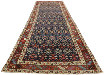 3 x 12 Antique Russian Caucasian Shirvan Boteh Runner 71046
