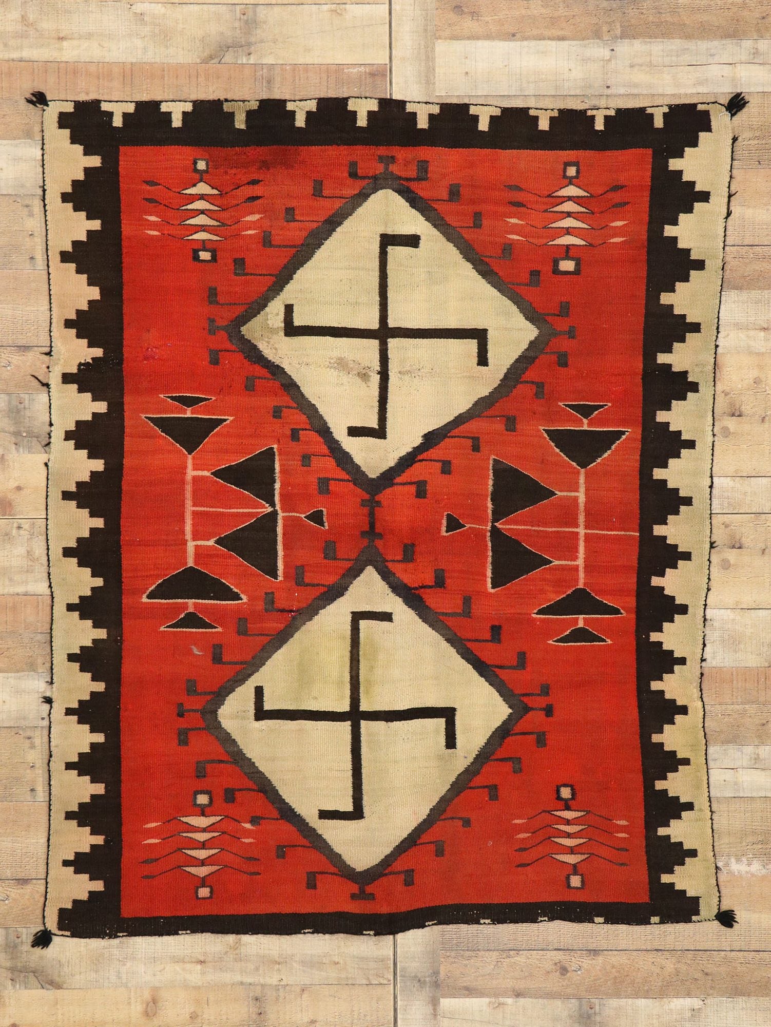 5 x 6 Antique Navajo Rug 71047