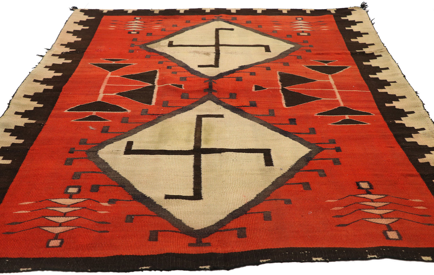 5 x 6 Antique Navajo Rug 71047