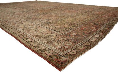 12 x 18 Antique Indian Agra Rug 71060
