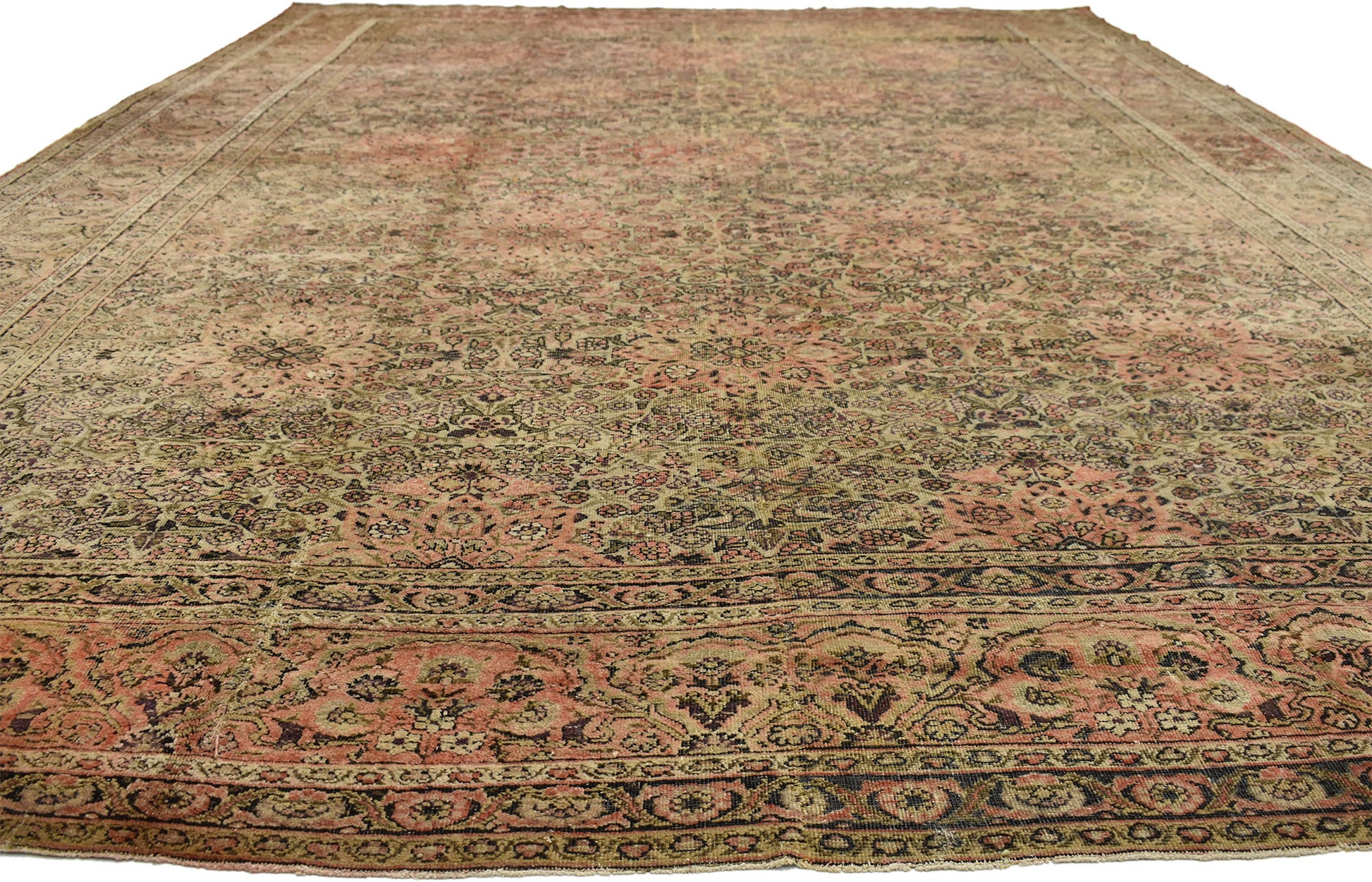 12 x 18 Antique Indian Agra Rug 71060