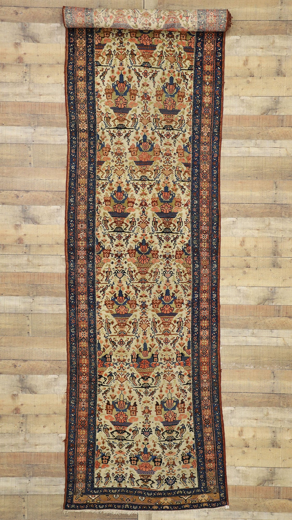 4 x 16 Antique Malayer Rug 71125