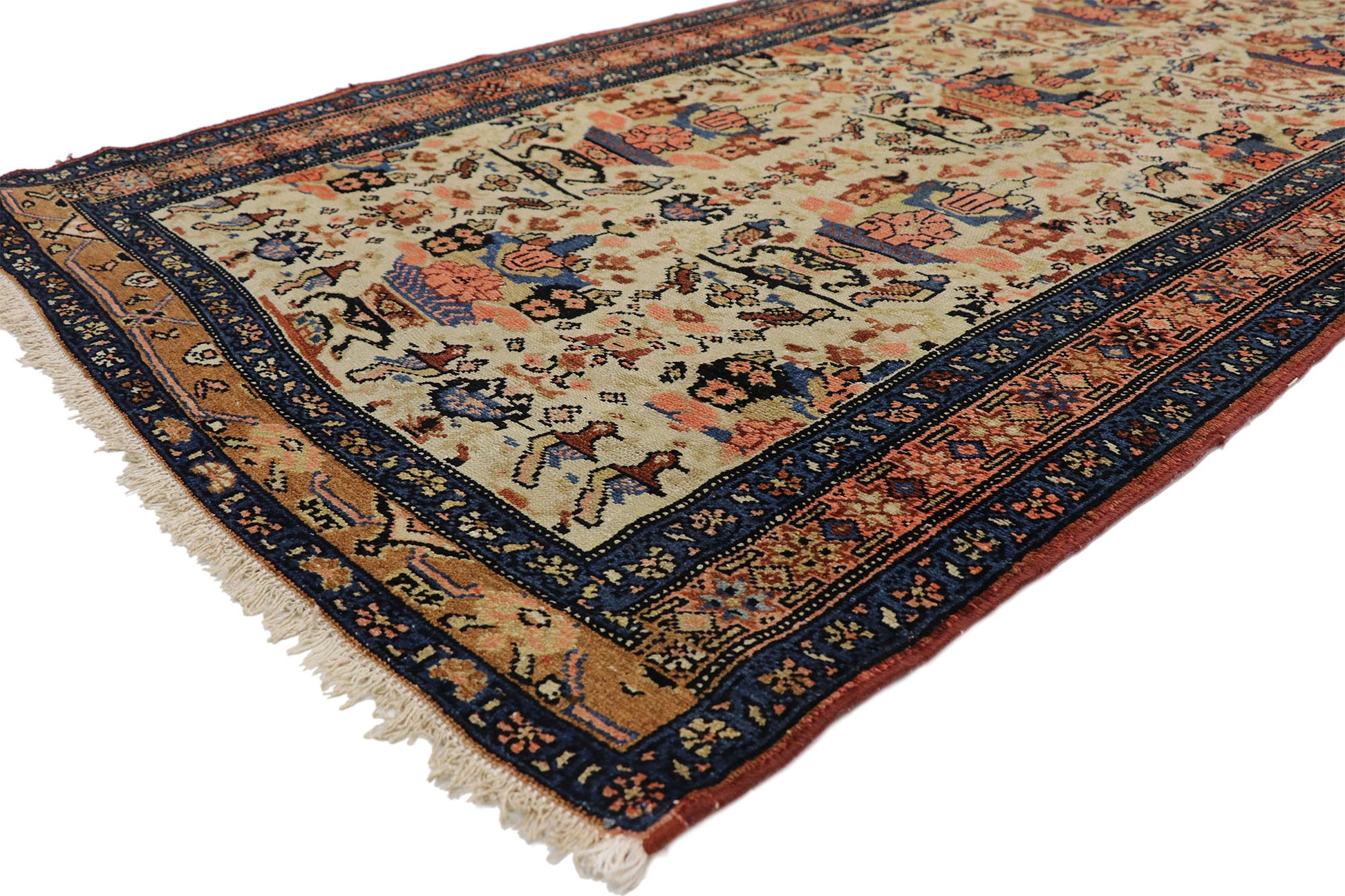 4 x 16 Antique Malayer Rug 71125
