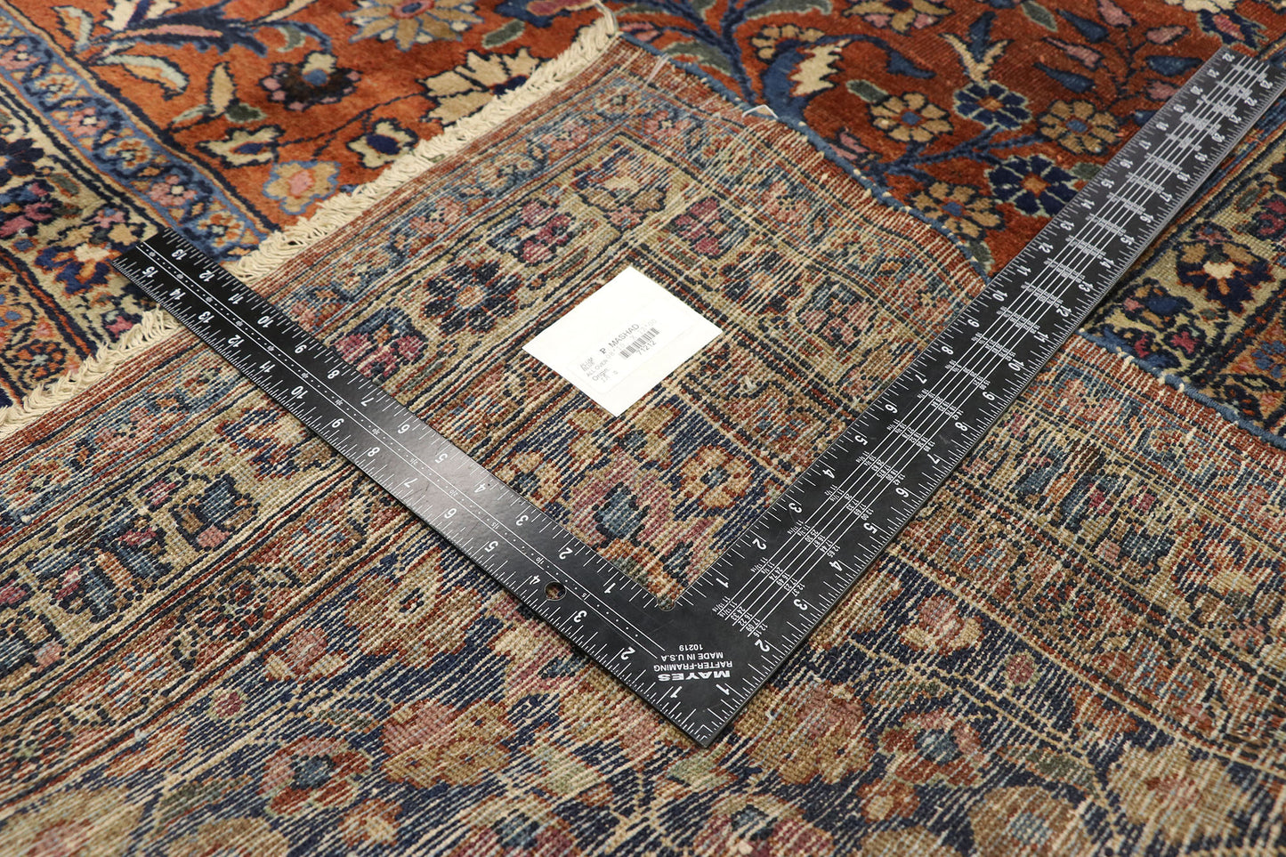 9 x 12 Antique Persian Mashhad Rug 71212