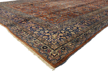 9 x 12 Antique Persian Mashhad Rug 71212