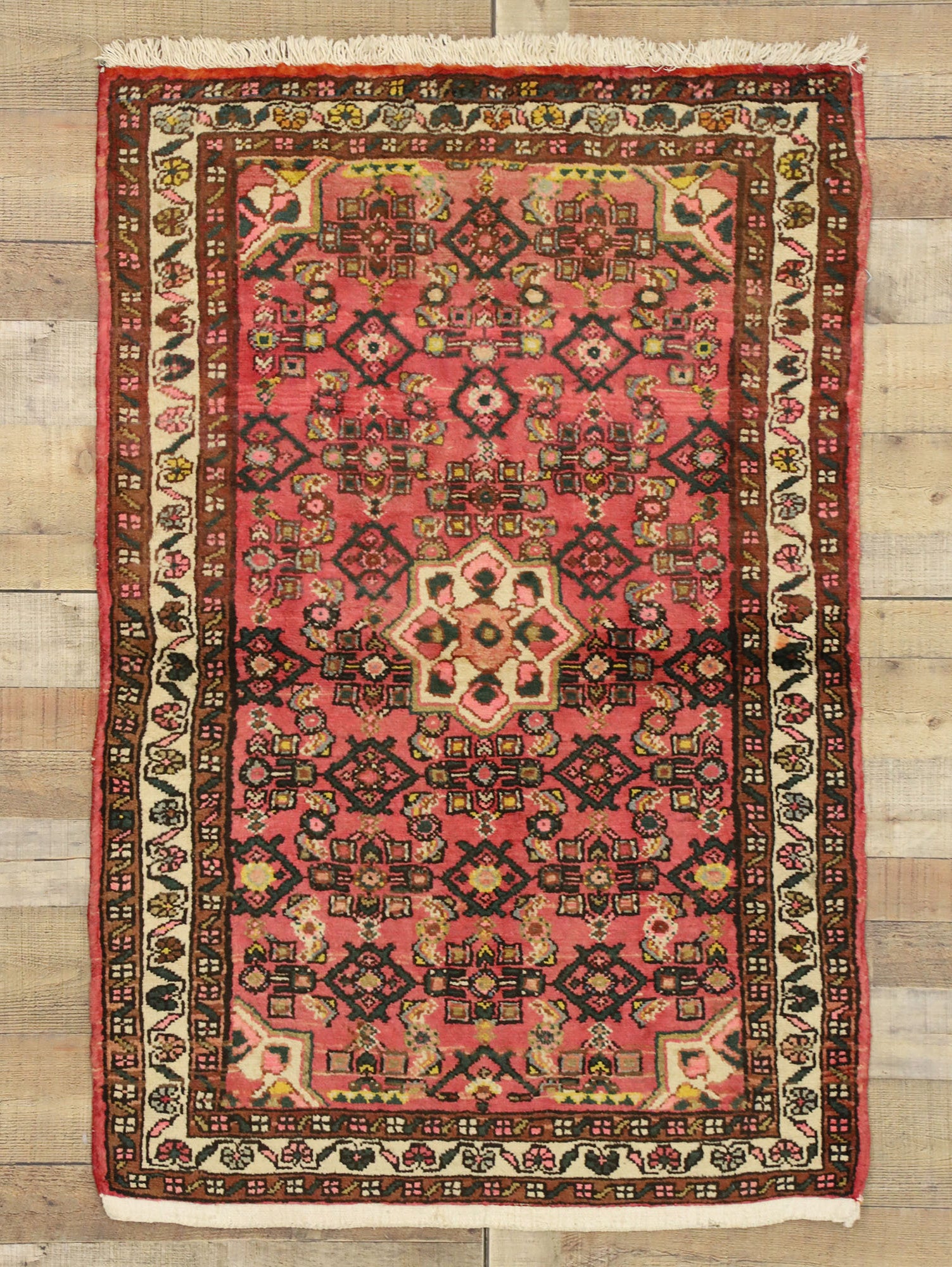 3 x 5 Vintage Hamadan Rug 71223