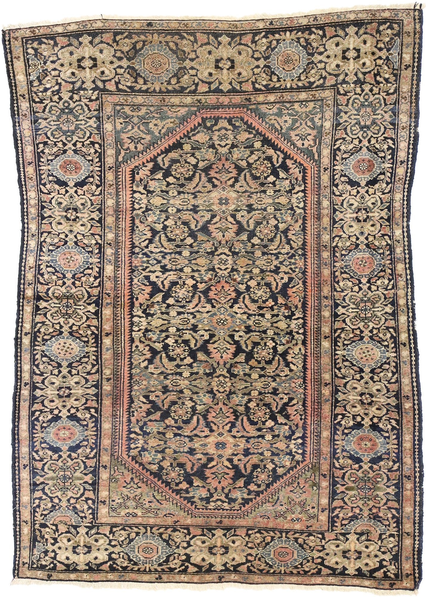 4 x 6 Antique Persian Hamadan Rug 71233