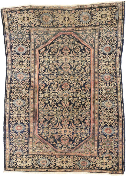 4 x 6 Antique Persian Hamadan Rug 71233