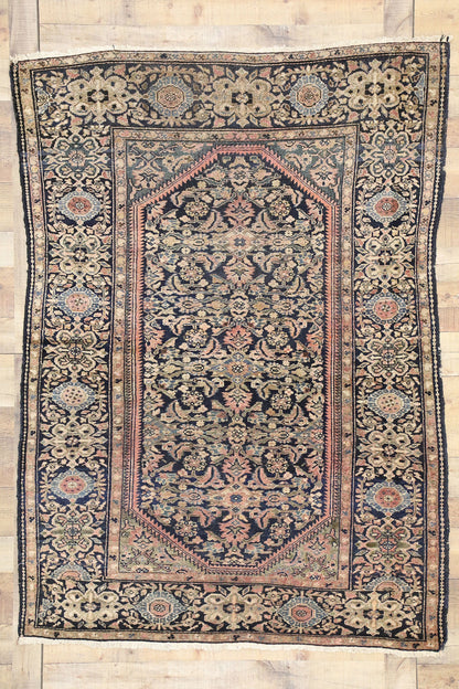 4 x 6 Antique Persian Hamadan Rug 71233