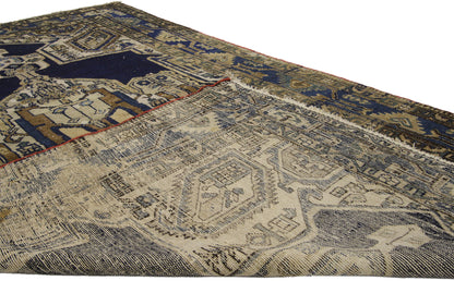 4 x 7 Antique Malayer Rug 71444
