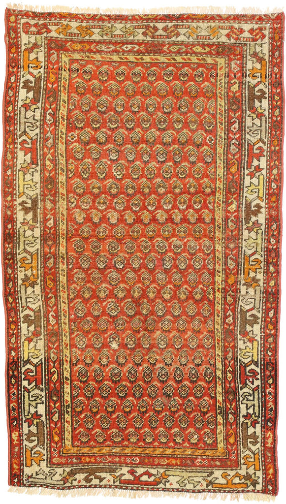 3 x 6 Antique Persian Hamadan Rug 71448