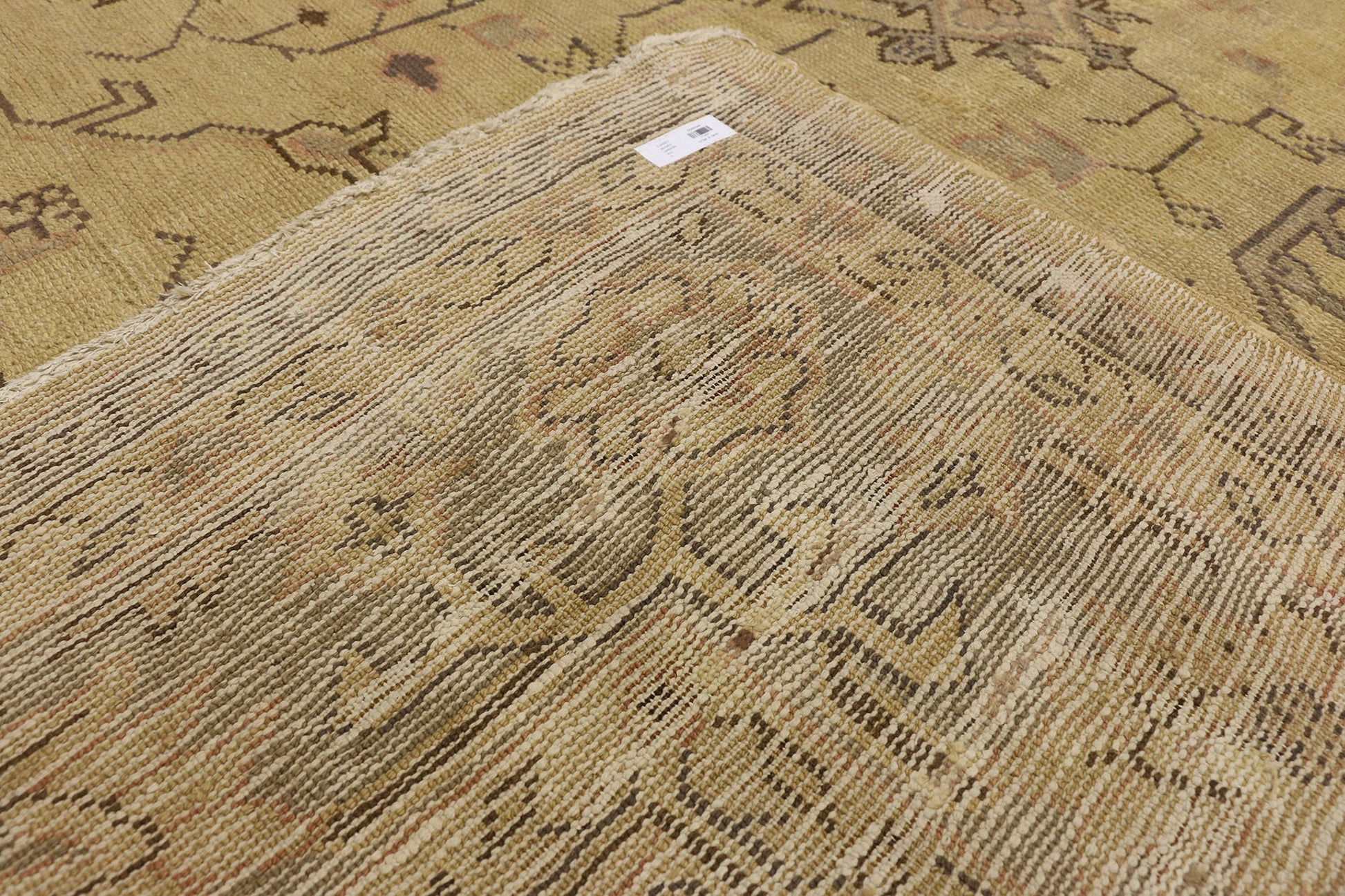 11 x 14 Antique Turkish Oushak Rug 71497