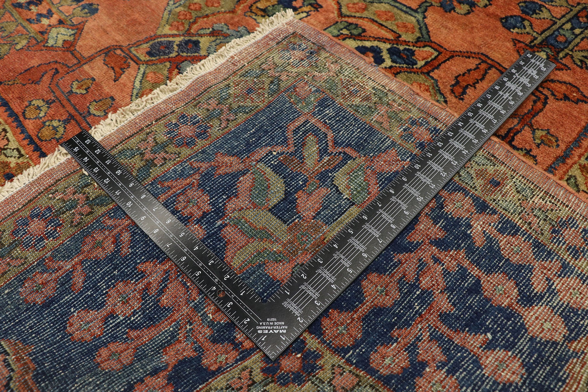 10 x 13 Antique Mahal Rug 71518