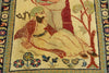 2 x 2 Antique Persian Tabriz Rug 71536