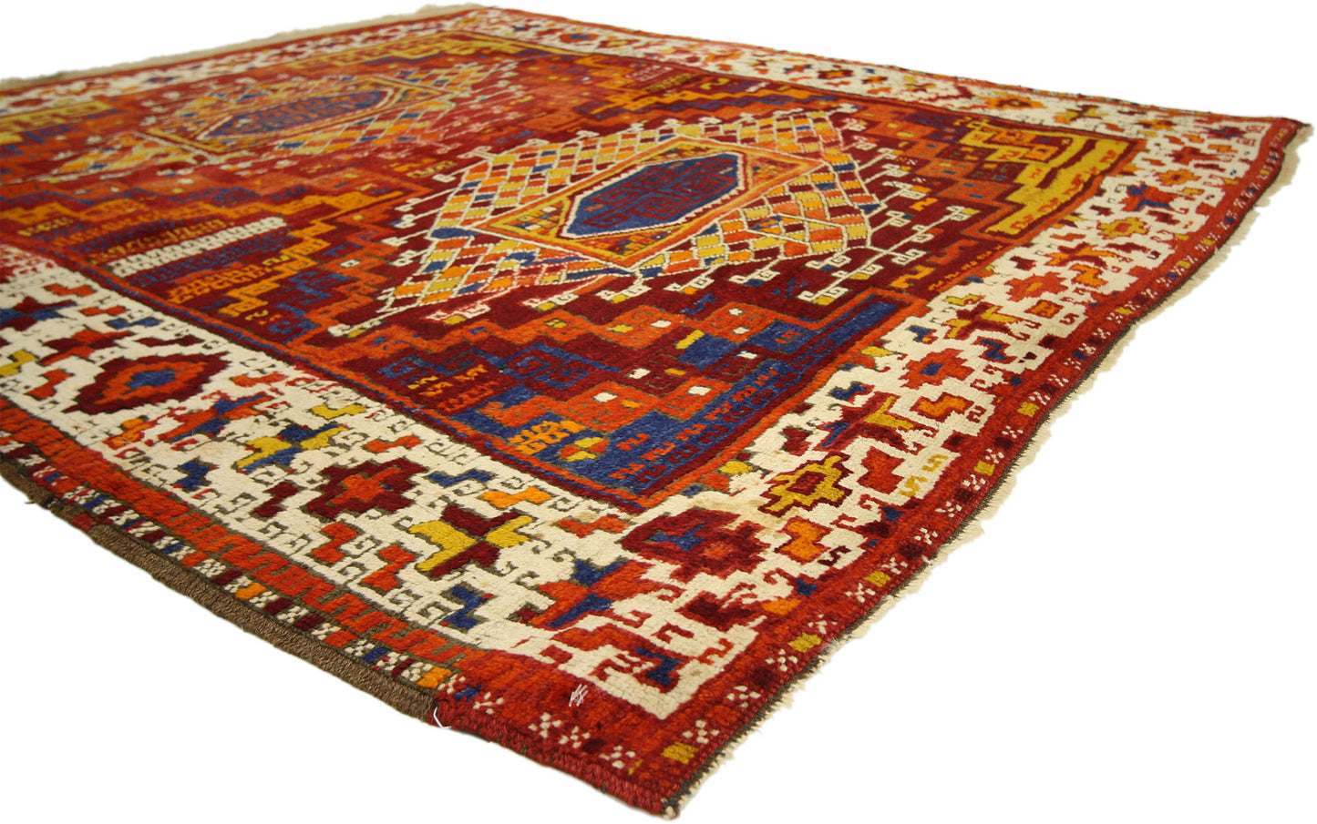 5 x 6 Antique Turkish Oushak Rug 71543