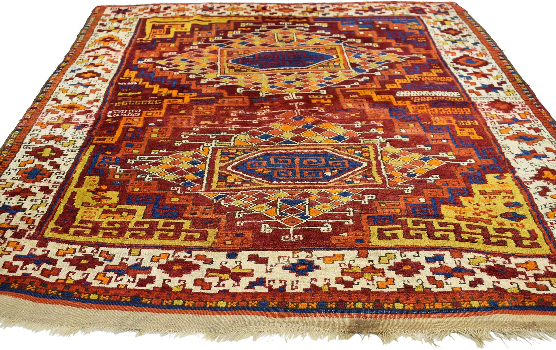 5 x 6 Antique Turkish Oushak Rug 71543