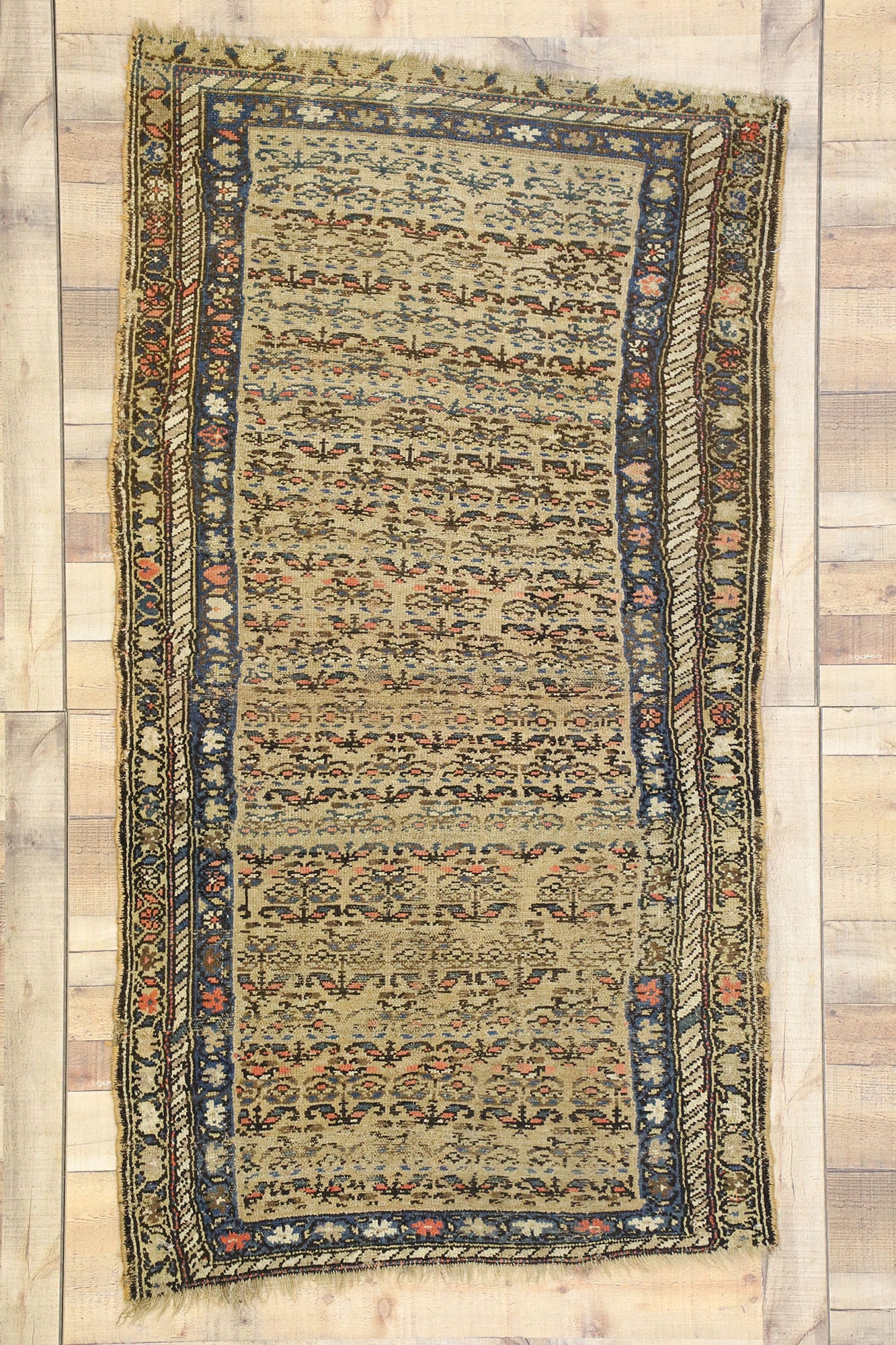 3 x 6 Antique Persian Malayer Rug 71582