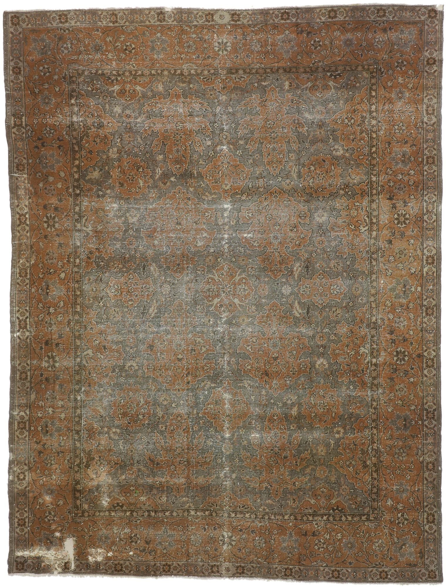 9 x 12 Antique Turkish Sparta Rug 71603