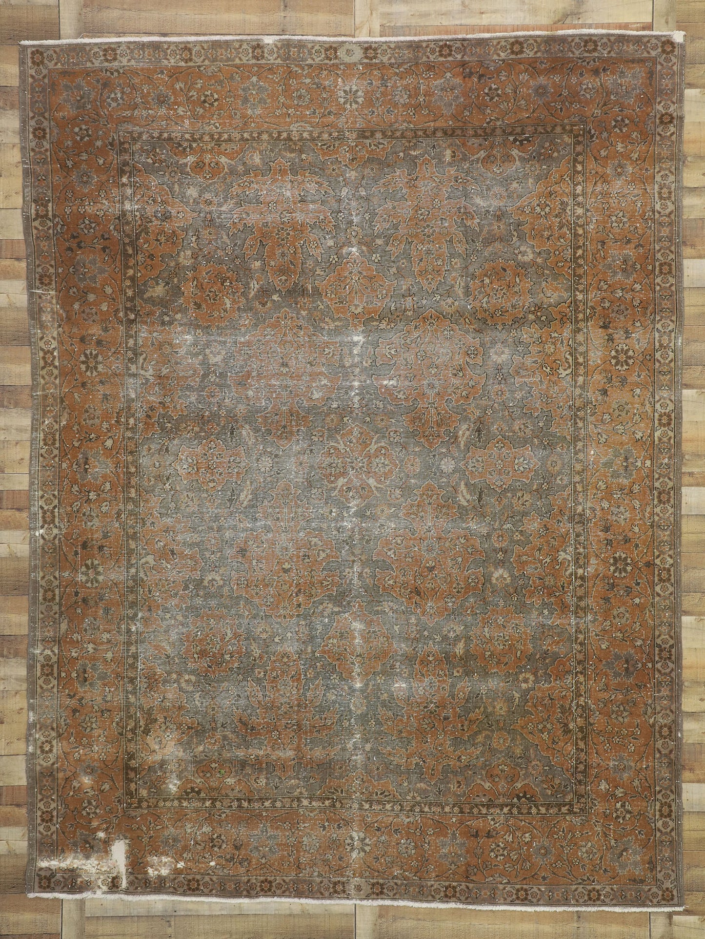 9 x 12 Antique Turkish Sparta Rug 71603