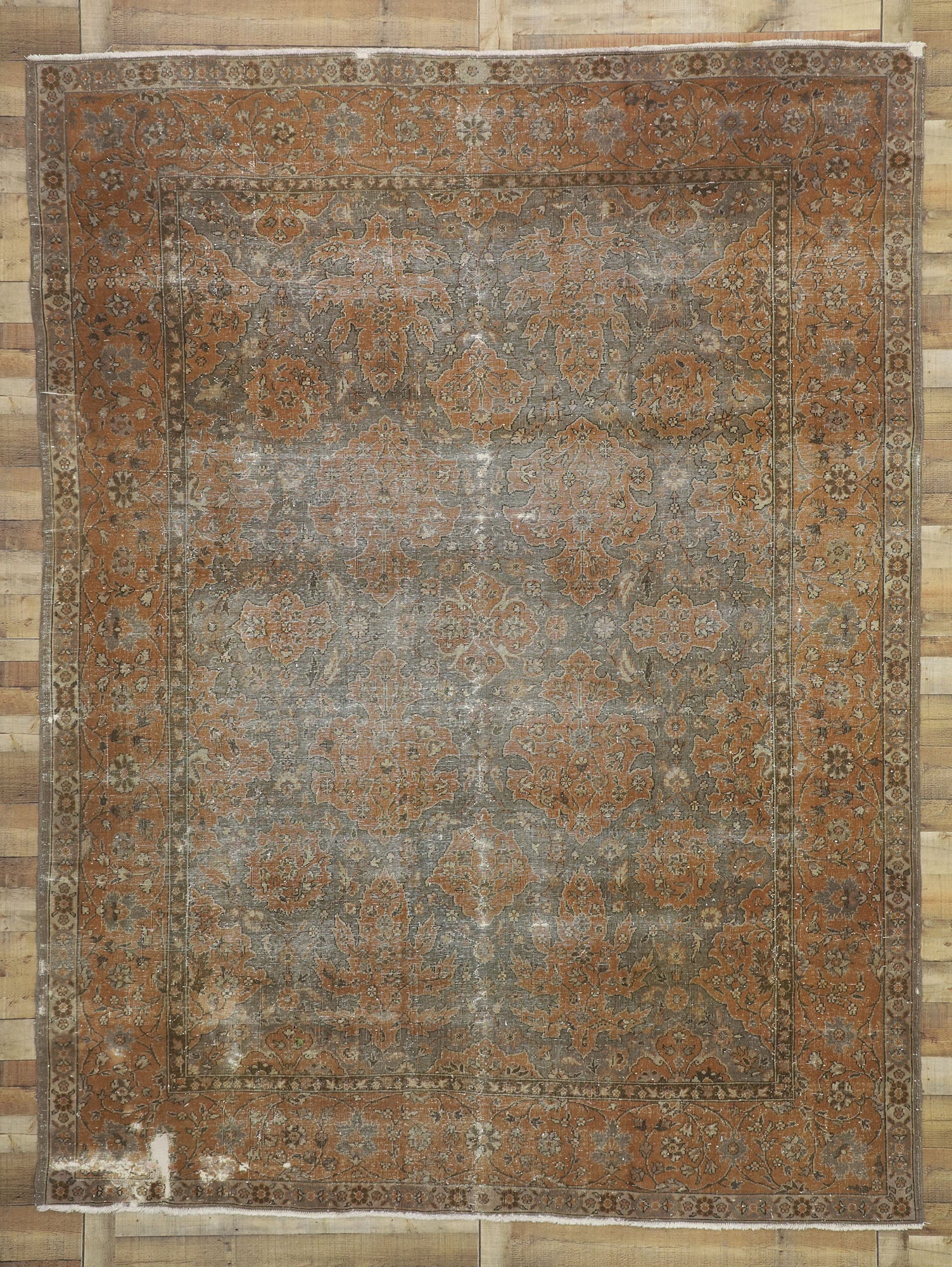 9 x 12 Antique Turkish Sparta Rug 71603