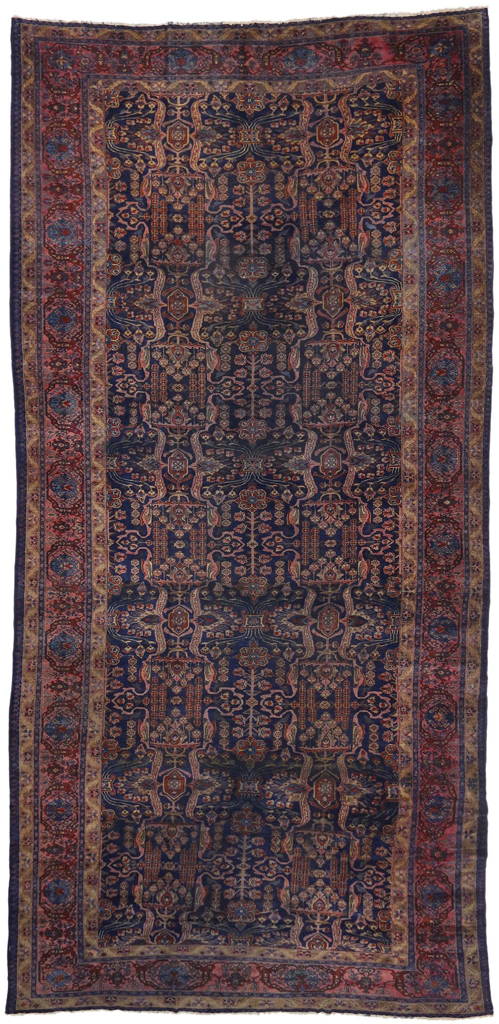 12 x 24 Antique Persian Bibikabad Rug 71615