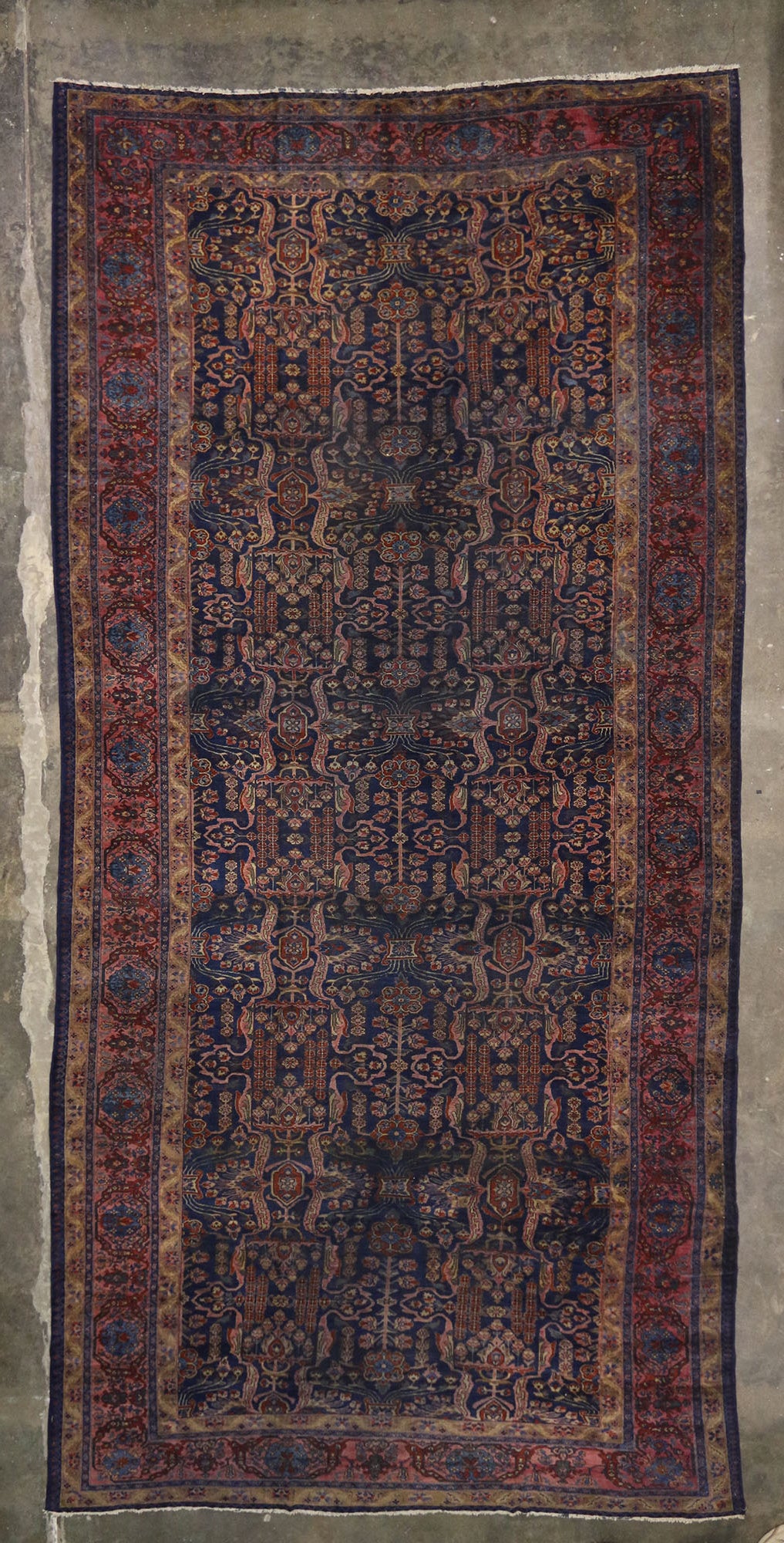 12 x 24 Antique Persian Bibikabad Rug 71615
