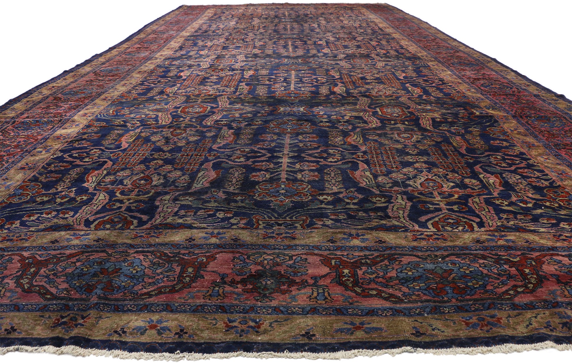 12 x 24 Antique Persian Bibikabad Rug 71615