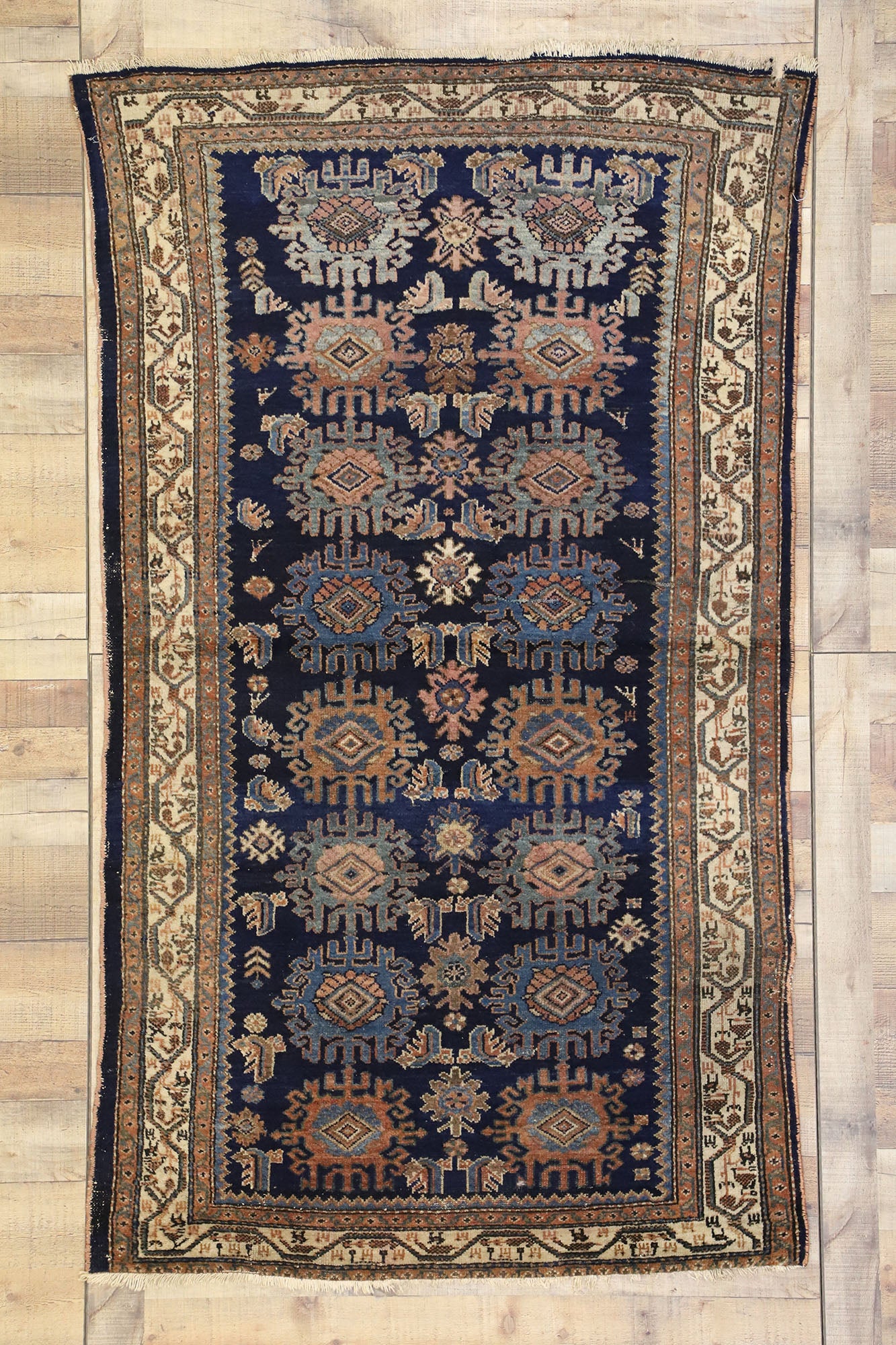 4 x 7 Antique Persian Malayer Rug 71630