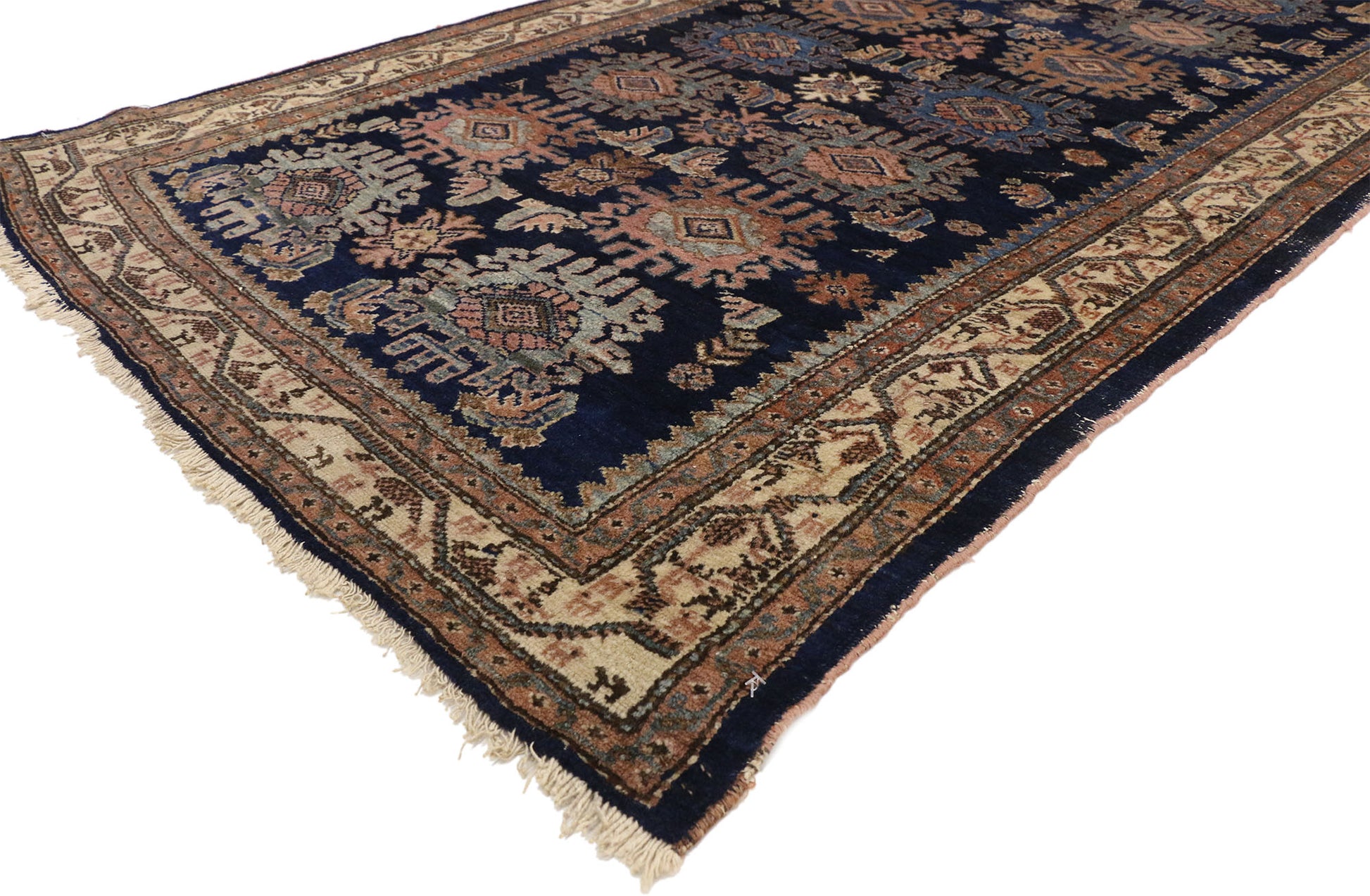 4 x 7 Antique Persian Malayer Rug 71630