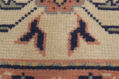 4 x 11 Vintage Turkish Oushak Rug 71674