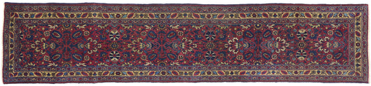 3 x 12 Antique Persian Mashhad Rug 71710