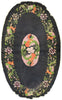 3 x 6 Antique Chinese Pictorial Oval Rug 71754